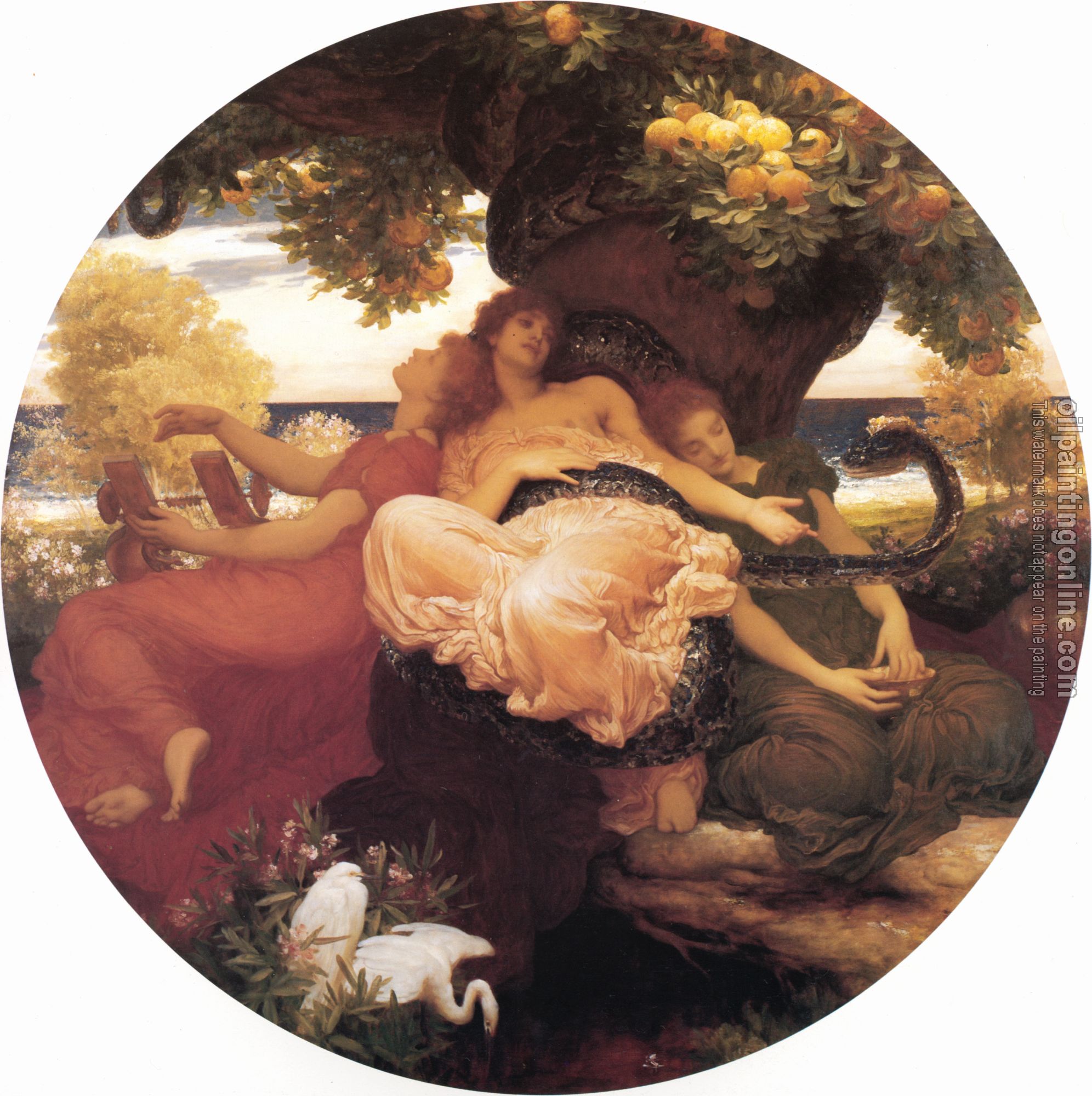 Leighton, Lord Frederick - The Garden of the Hesperides